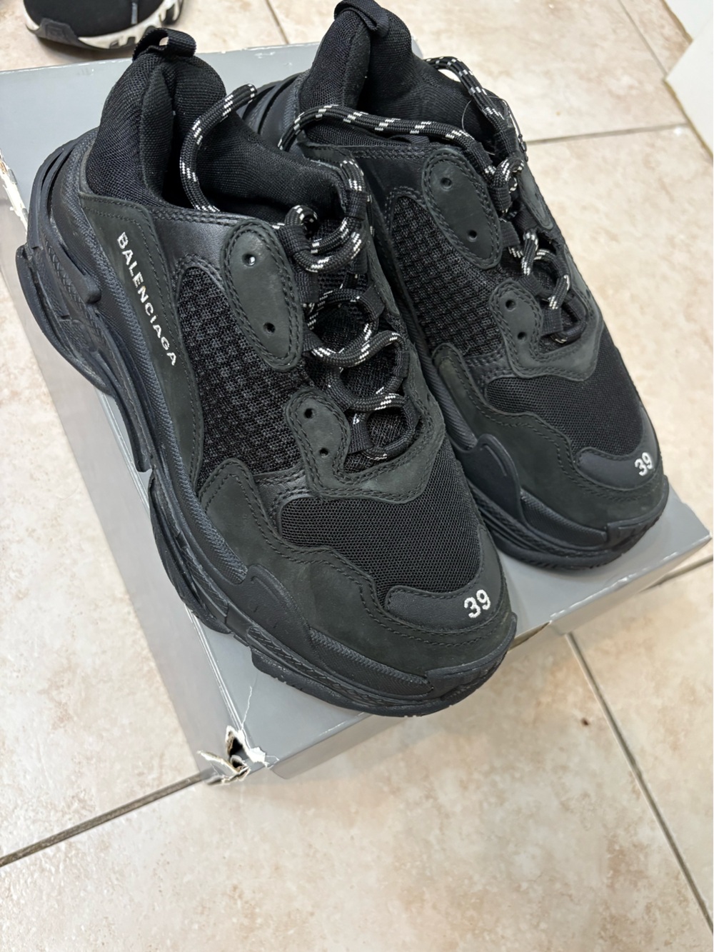 Balenciaga Triple S Black Men's Sneakers